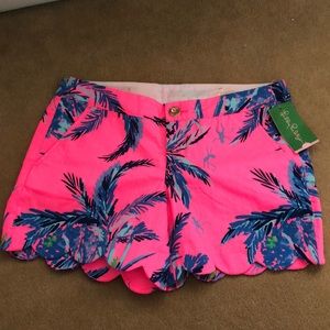 Lilly Pulitzer scalloped shorts